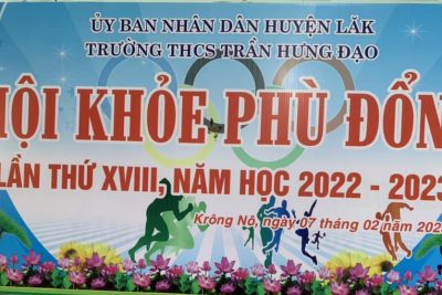 HỘI KHỎE PHÙ ĐỔNG CẤP TRƯỜNG THCS TRẦN HƯNG ĐẠO NĂM HỌC 2022-2023